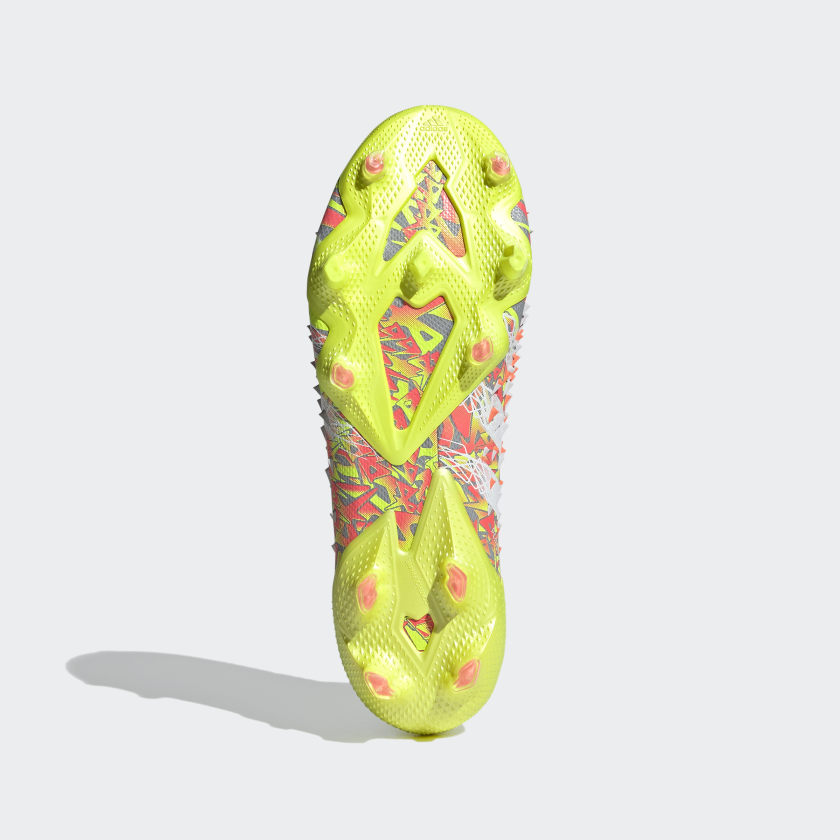Cheap Adidas Predator Freak FG 'Numbersup' Clear Grey White Solar Yellow